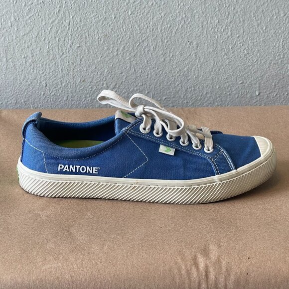Cariuma Unisex Pantone Canvas Low Top Lace-Up Sneakers Classic Blue 8.5M 10W - Picture 6 of 15